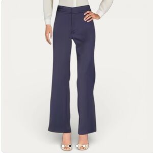MAGGIE MARILYN Elegant Navy Wide Leg Women's Pants